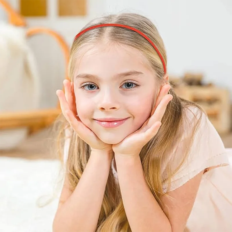 Tiaras de metal finas e leves para meninas