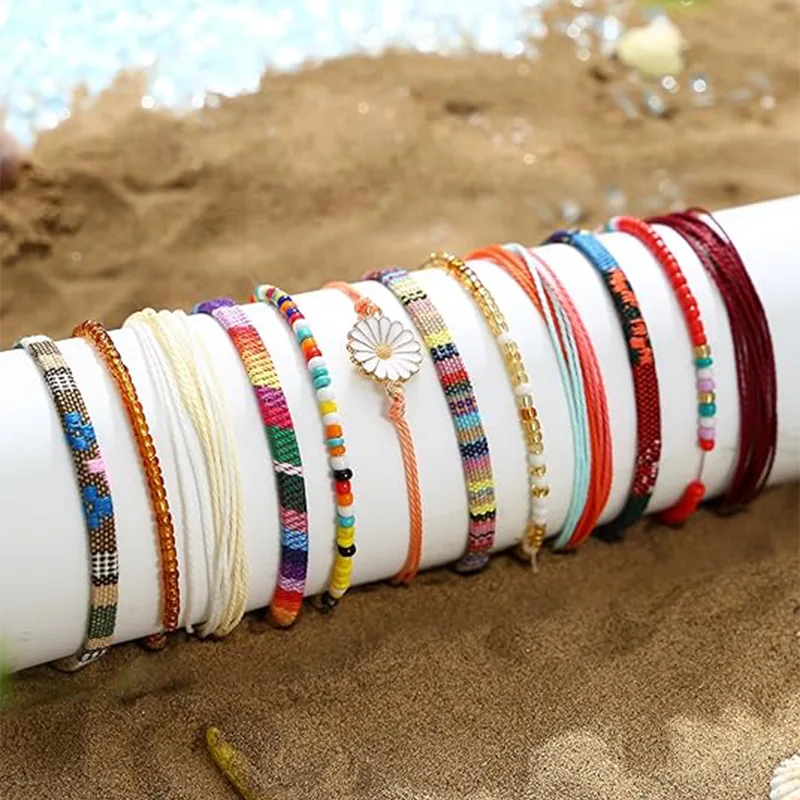 Pulseiras artesanais para meninas adolescentes