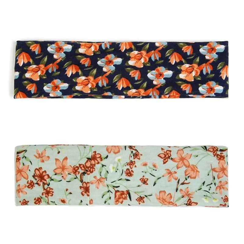 Daily Outfits Flower Printed Polyester Headbands
