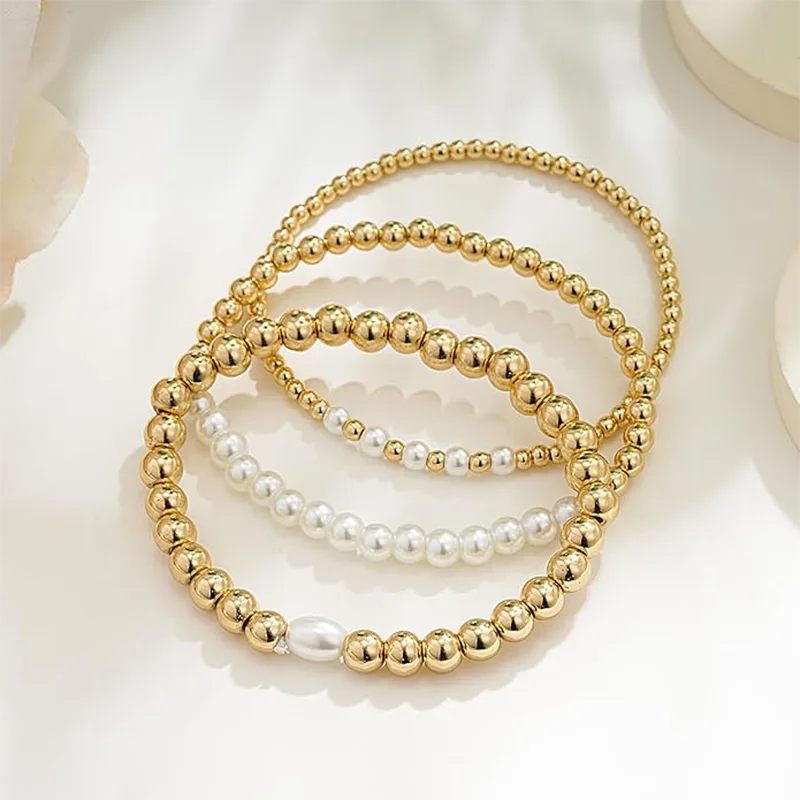 Pulseiras de pérolas femininas