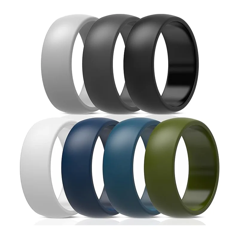 Anel masculino de silicone para fitness popular