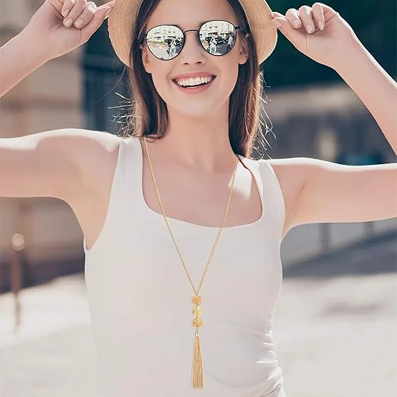 Colar de suéter de moda feminina